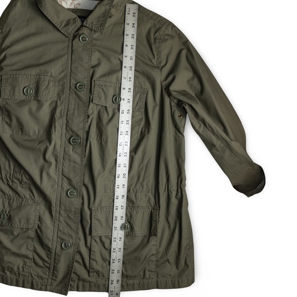 NWT: TALBOT’S Classic Military Field Jacket in Army Green: Women's Size X - Picture 12 of 12